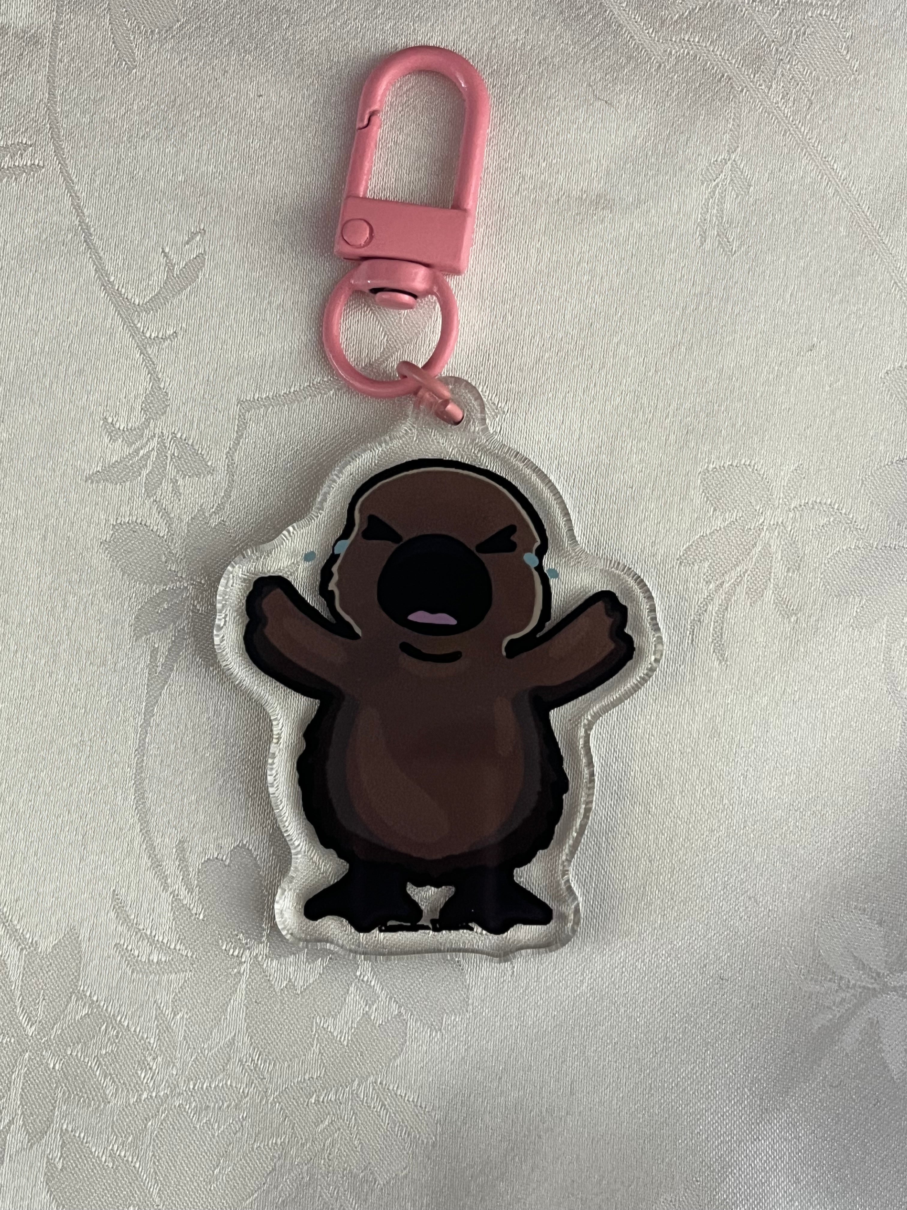 Crying Baby Loon Keychain