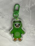 Frog Loon keychain